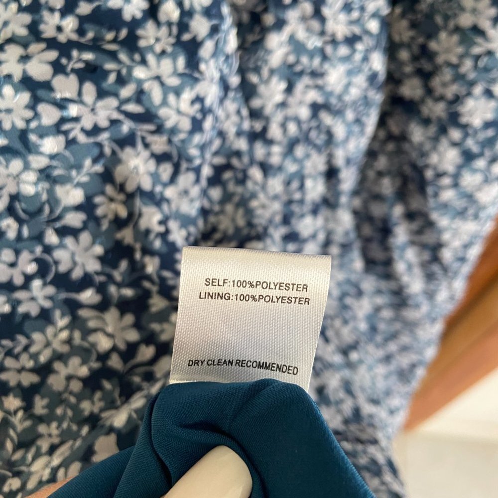 NEW Ali & Jay Blue Floral Field Flowers Midi Dress - Picture 12 of 13